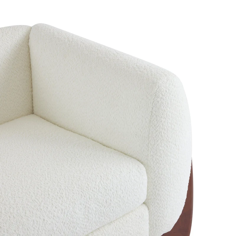 Alma Upholstered Boucle 3-Seat Sofa by Christopher Knight Home