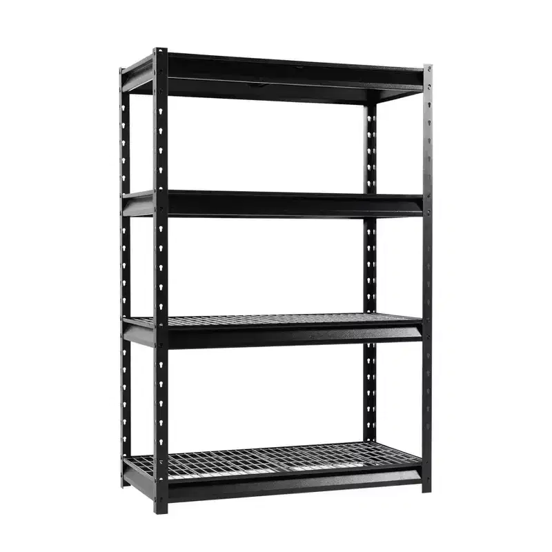 Shelving 4-Tier 48"x24"x72" Heavy Duty Garage Shelving Unit Load 12000lbs Hammertone