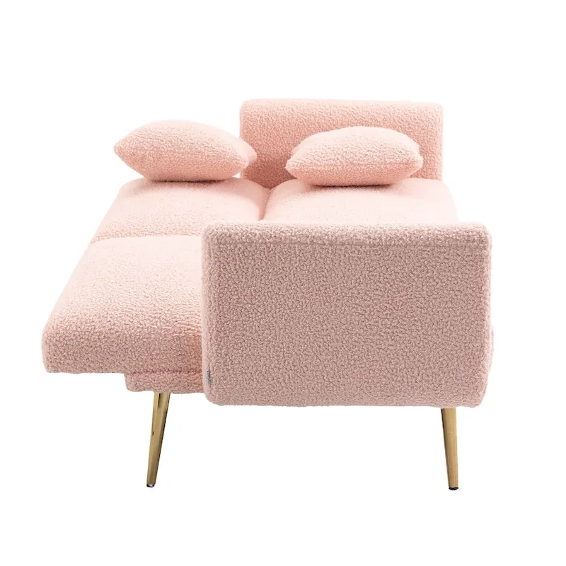 Linen Modular Sofa Section Armless Accent Chair
