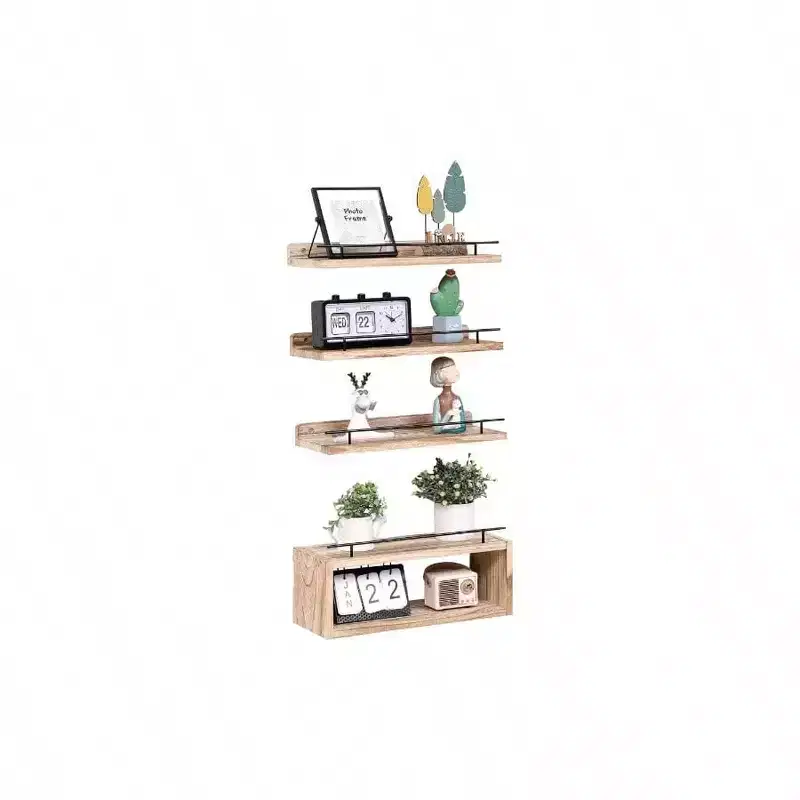Bathroom Floating Shelves Over Toilet Paper Holder Farmhouse Wood Living Room Bedroom Kitchen Wall Decor 4