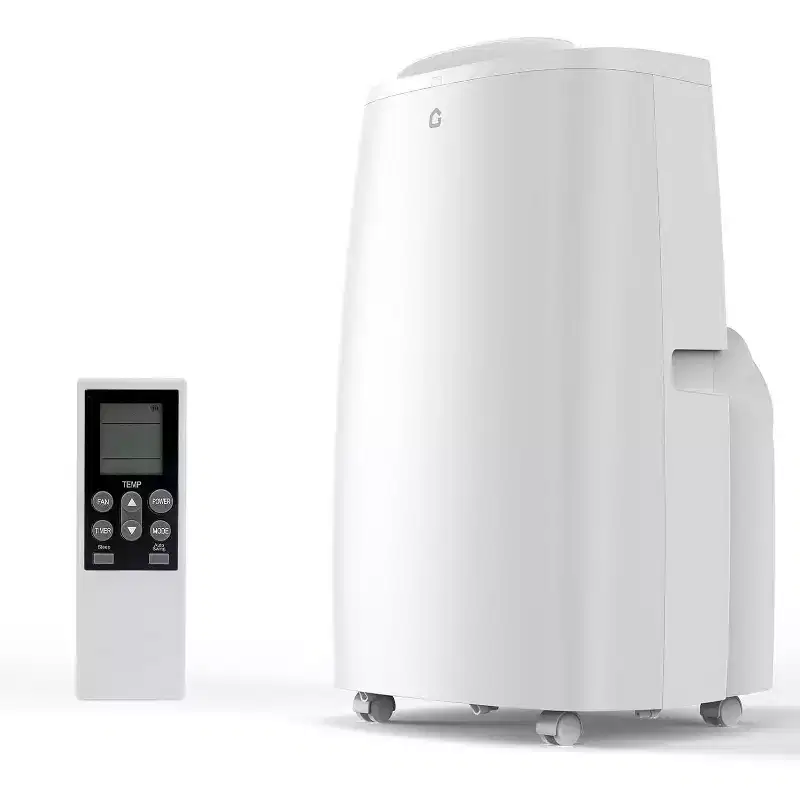 14,000 BTU 3-in-1 Portable Air Conditioner - Cools Up to 700 Sq.Ft, 24H Timer, Remote Control for Bedroom & Office