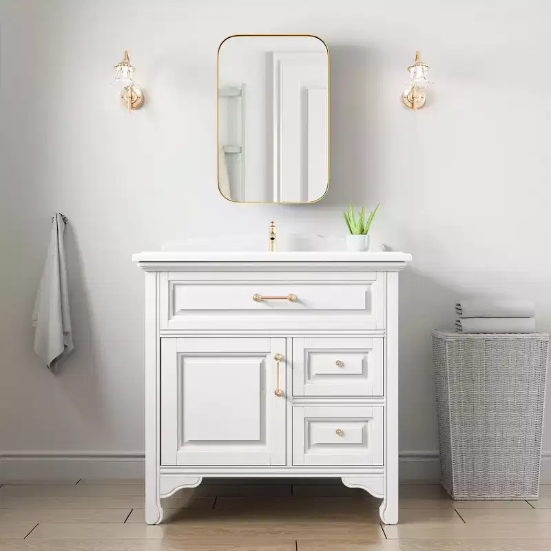 PexFix 24 x 16 Bathroom Cabinet with Mirror Stainless Steel Frame and 2 Adjustable Shelves Wall Medicine Cabinets Mirrors Rectangle Recessed Gold