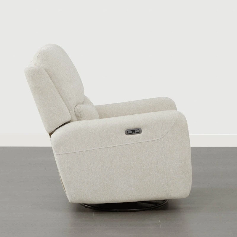 Adalyn Power Swivel Glider Recliner with Lumbar Pillow
