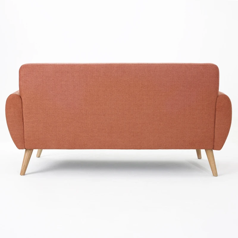 Josephine Mid-century Modern Tufted Fabric Upholstered Sofa by Christopher Knight Home