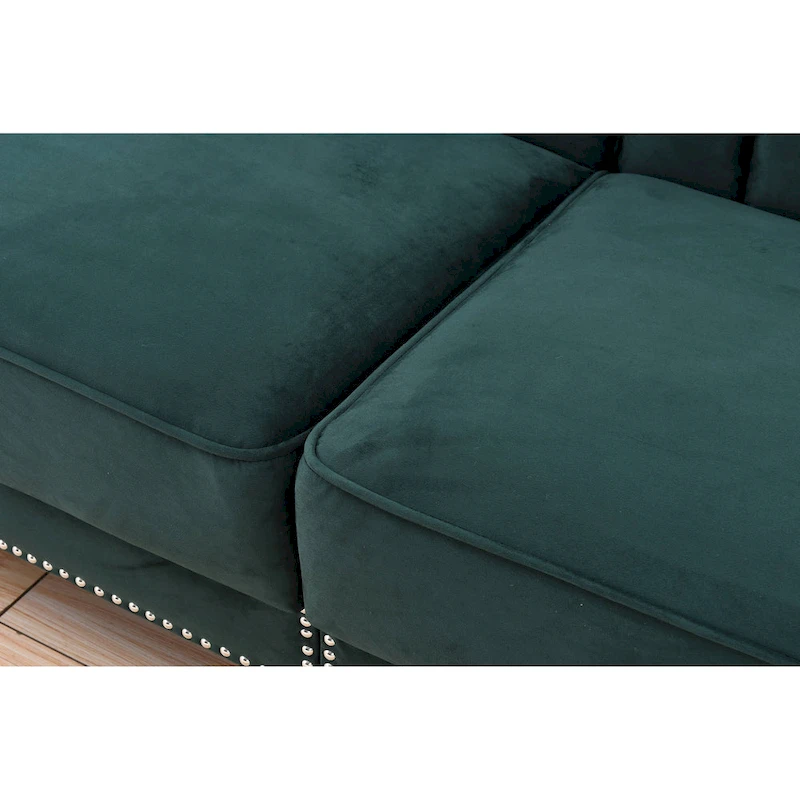 Legend Furniture Covertible Velvet Sofa Bed Sleeper
