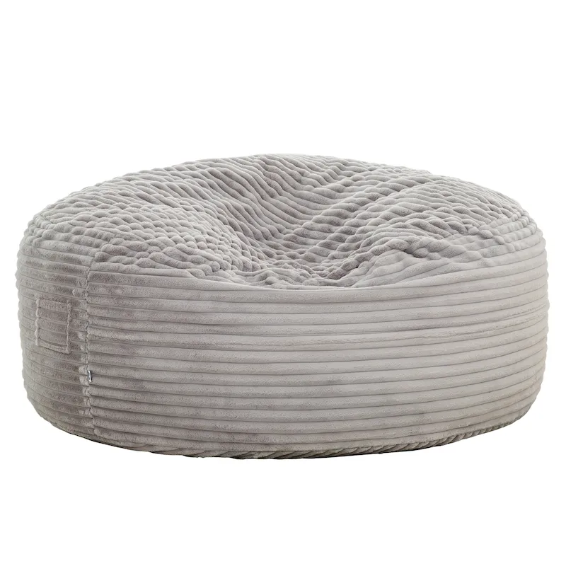 Sealy Kade 6ft Faux Fur Foam Bean Bag