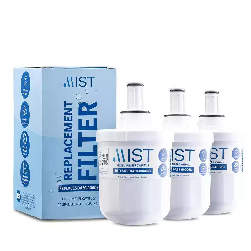 Mist Aqua-Pure Plus Replacement for Samsung DA29-00003G, DA29-00003F, DA29-00003B Refrigerator Water Filter (3pk): MWF Fridge Filter 1100 Replacement