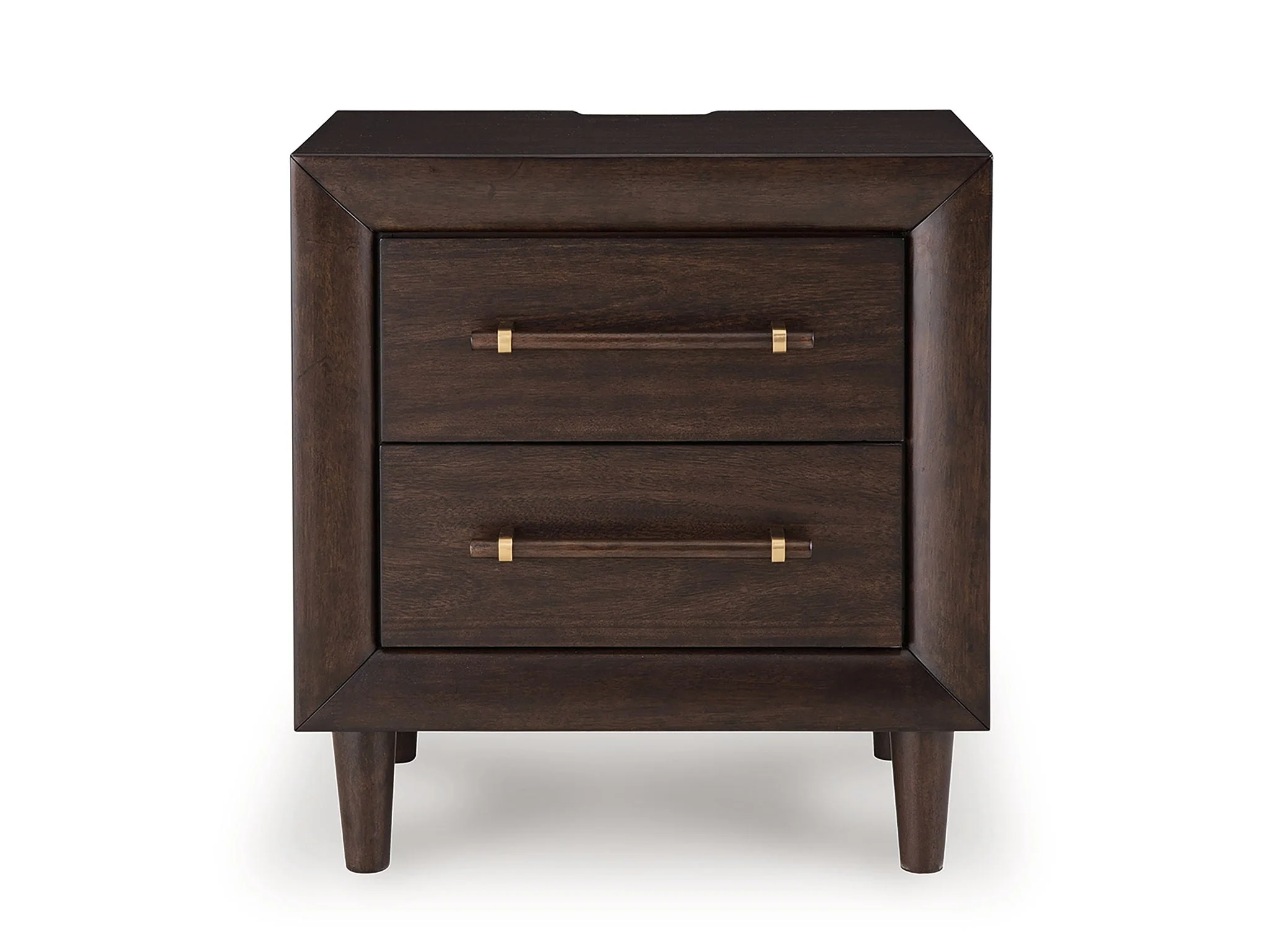 Two Drawer Night Stand - Merlot — Whether you want to refresh your entire bedroom or add a few key pieces