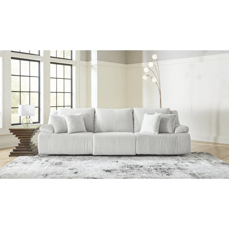Signature Design by Ashley Top Tier 3-Piece Reclining Sectional Sofa - 128W x 40D x 41H