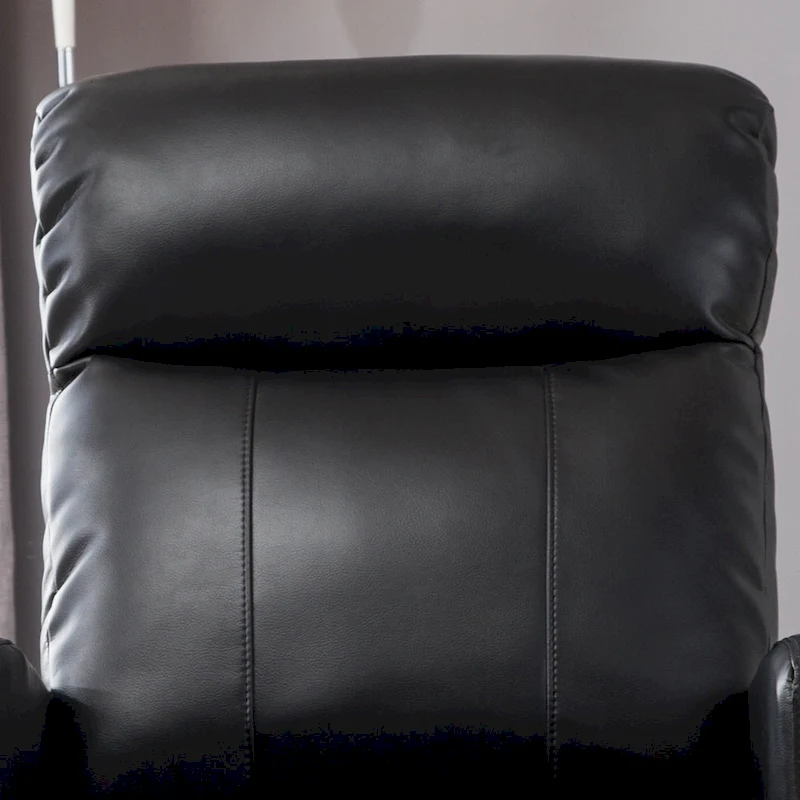AC Pacific Modern Faux Leather Small Powered Reading Recliner