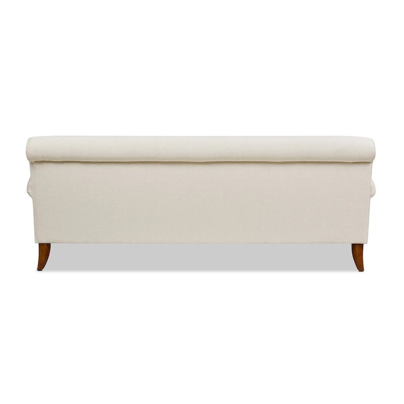 Alana Lawson 88 Inch Living Room Sofa  Three Cushion Couch with Rolled Arms and Tight Back  Minimal Assembly Required