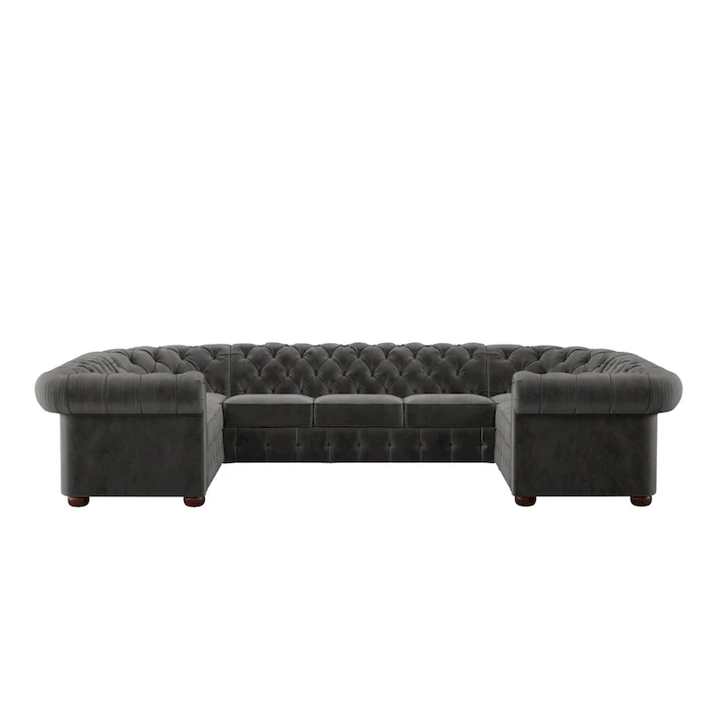 Knightsbridge Chesterfield U-shaped Sectional by iNSPIRE Q Artisan
