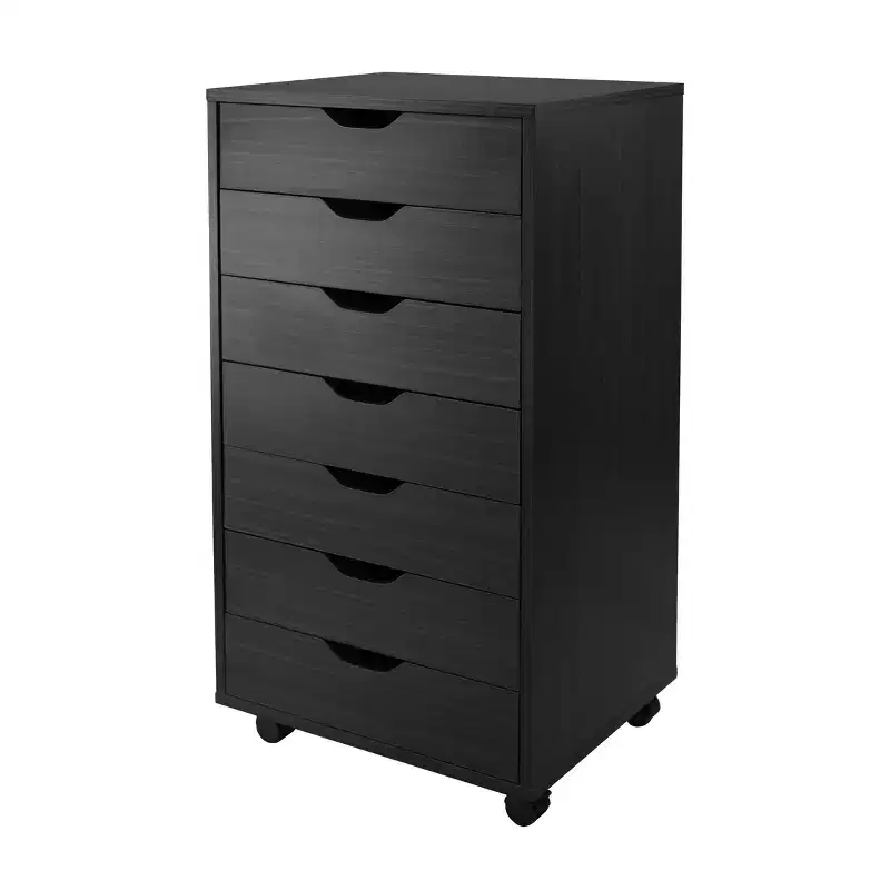 7 Drawer Cabinet with Casters -
