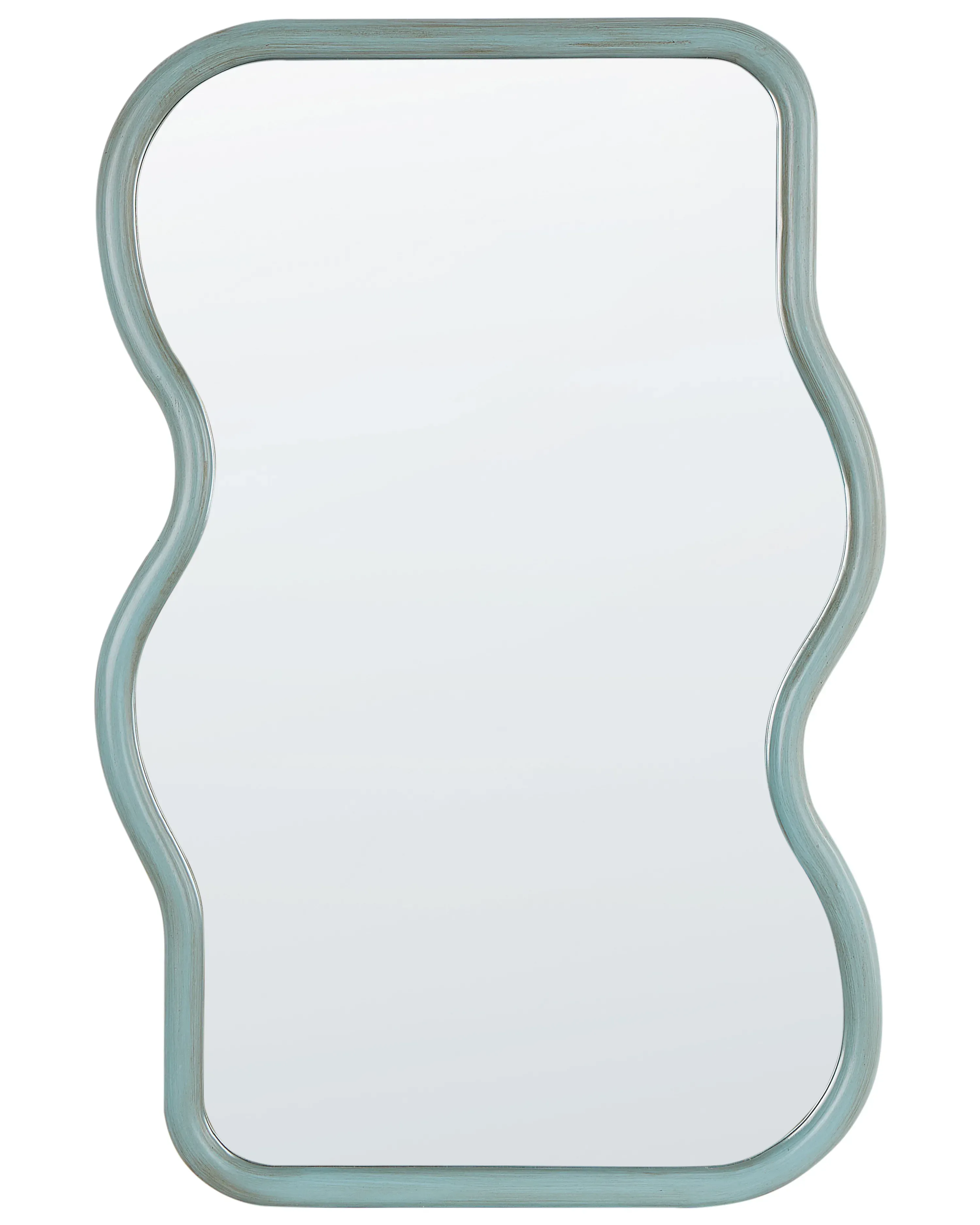 Specchio Legno di Paulownia Azzurro 60x90 cm
