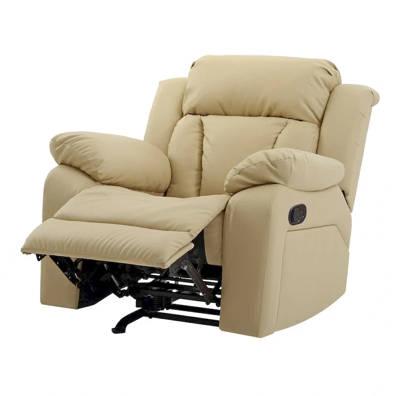 Daria Faux Leather Upholstery Reclining Chair - 38L x 37W x 41H