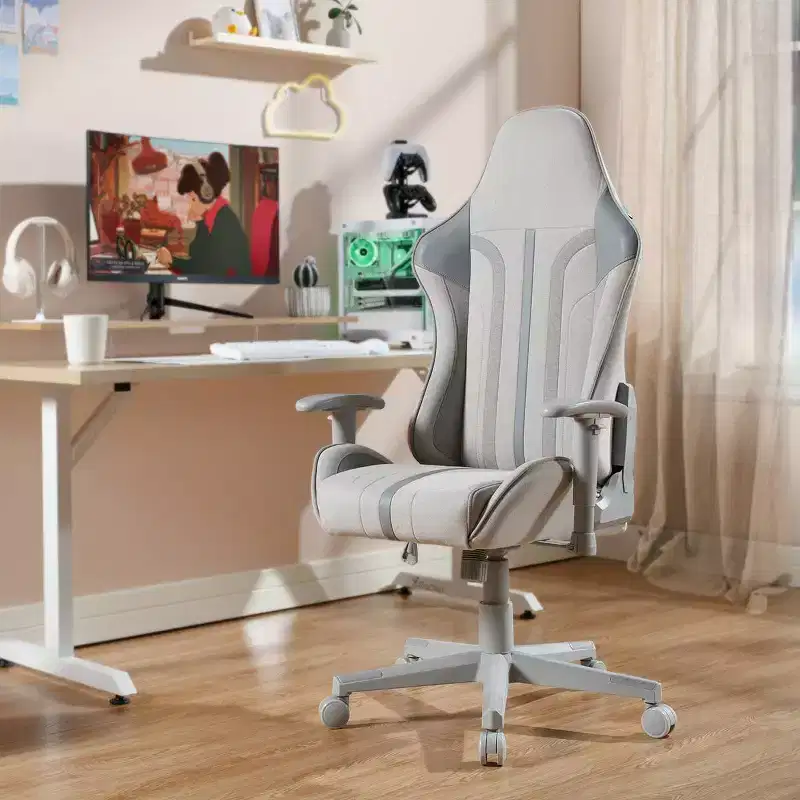 Mysa PC Gaming Chair Gray/Gray Base - X Rocker