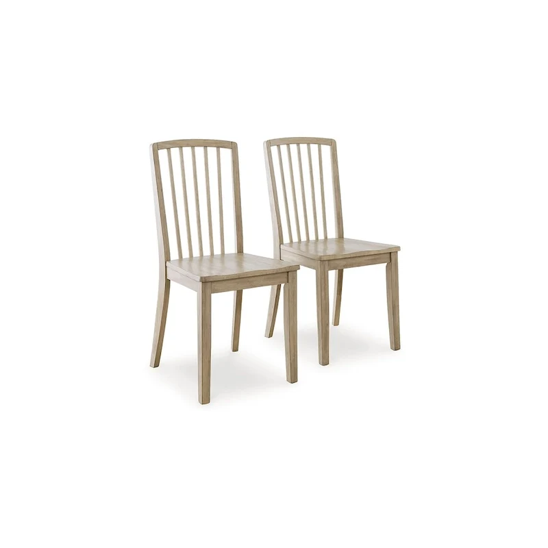 Signature Design by Ashley Gleanville Light Brown Dining Chair - 17W x 21D x 38H