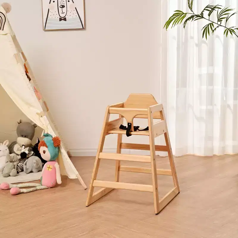 Dining Chairs, Baby Booster Chair, Baby High Chair, Double Solid Wood, Easy to Clean