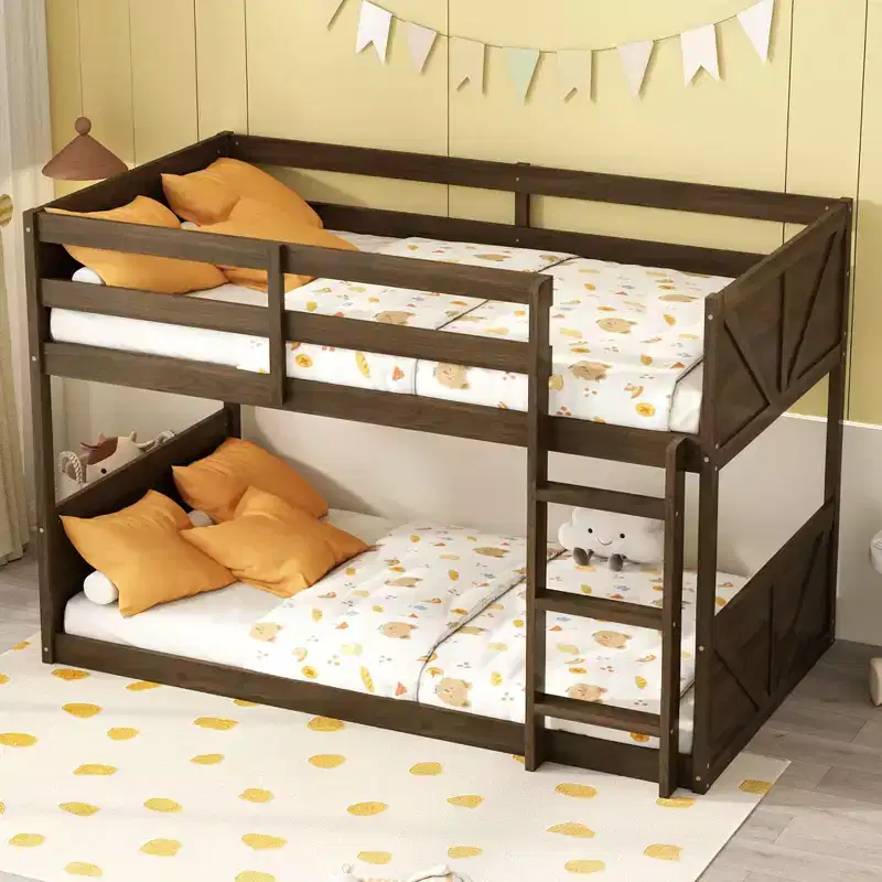 King Bunk Bed Safety Rail Noise-Free Design Heavy-Duty Metal