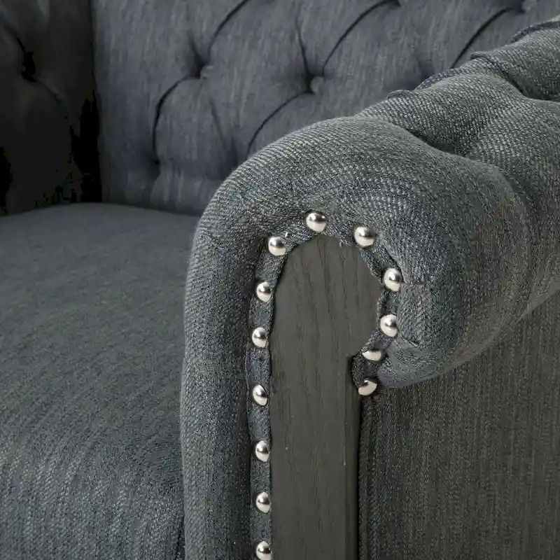 Castalia Chesterfield Tufted Club Chair by Christopher Knight Home - 39.00 L x 33.50 W x 28.00 H
