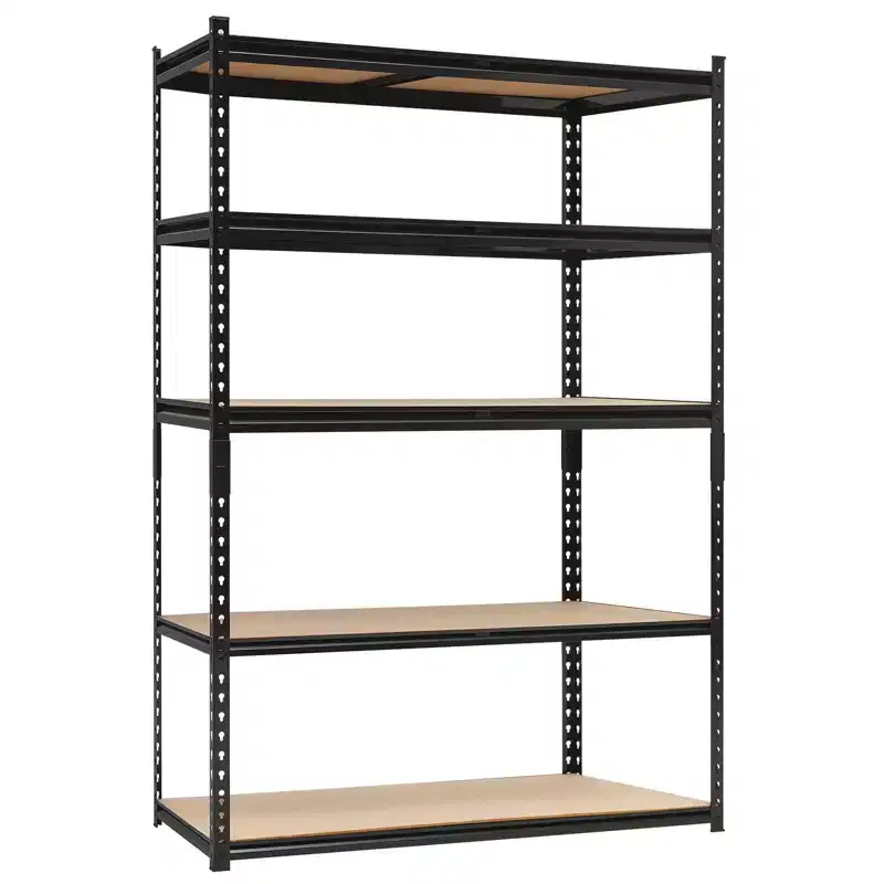 5-Tier Heavy Duty Metal Garage Shelving Unit, Adjustable, 2500 lb, Warehouse Storage