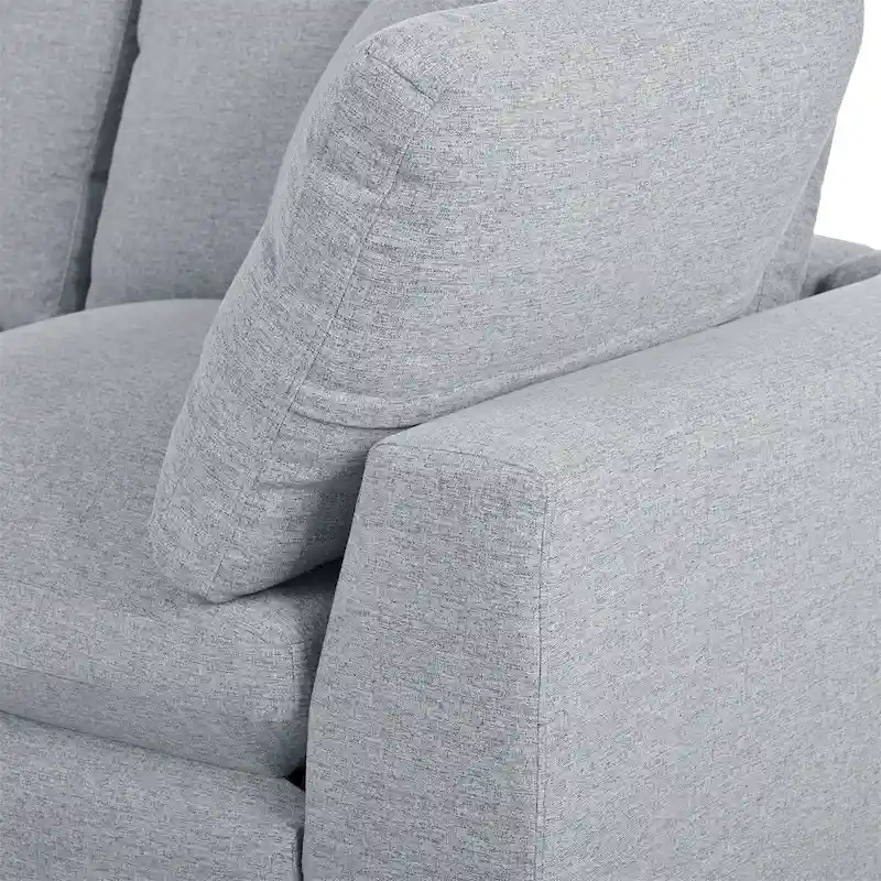 Merax Modern Large U-Shape Sectional Sofa, 2 Large Chaise with Removable Ottomans