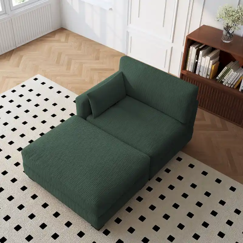 88 Convertible Larger Couch Modular Sectional Sofa Set