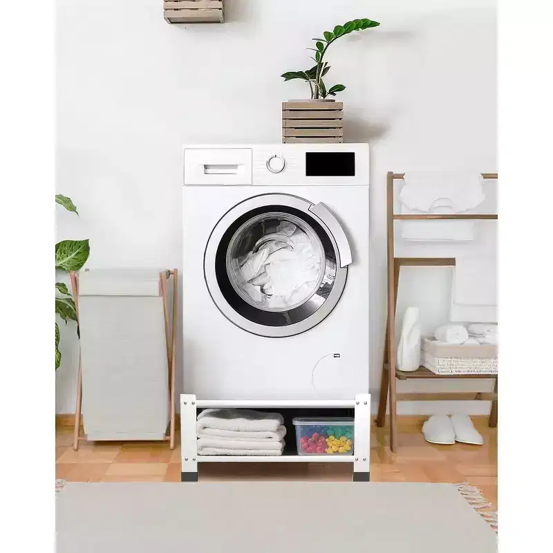 Laundry Pedestal, Washer and Dryer Pedestal 28 Inch Width 14 Inch Height - Heavy Duty Steel, 800lbs Capacity Universal Raiser