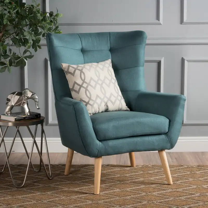 Teal 32.5 High Back Wingback Chair