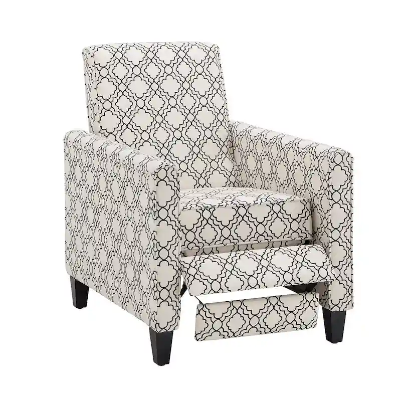Tabitha Fabric Push Back Recliner by iNSPIRE Q Modern