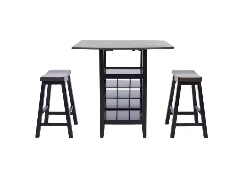 Casey 3 Piece Drop Leaf Pub Set - AMH8504 - Safavieh Couture