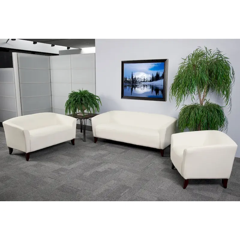 Reception Set with Wood Feet - 33.5 - 72.75W x 29 - 31D x 29H - 33.5 - 72.75W x 29 - 31D x 29H