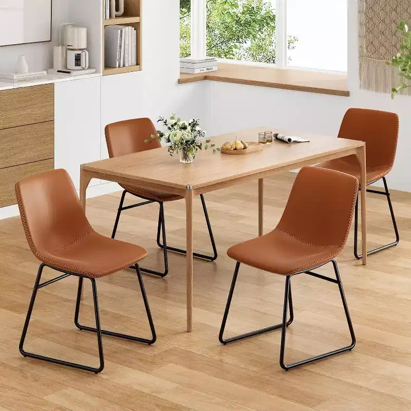 Brown Dining Chairs Set of 4 Kitchen and Dining Room Chairs Dining Chairs