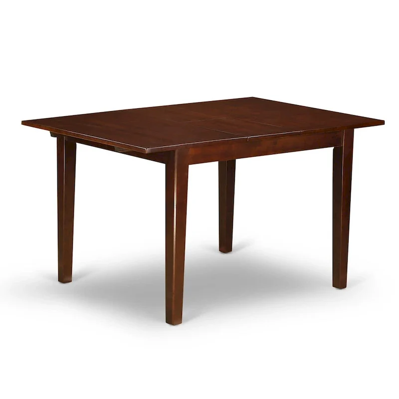 Rectangular Butterfly Leaf Dining Table, Seats 4–6 – Buttermilk/Cherry or Mahogany