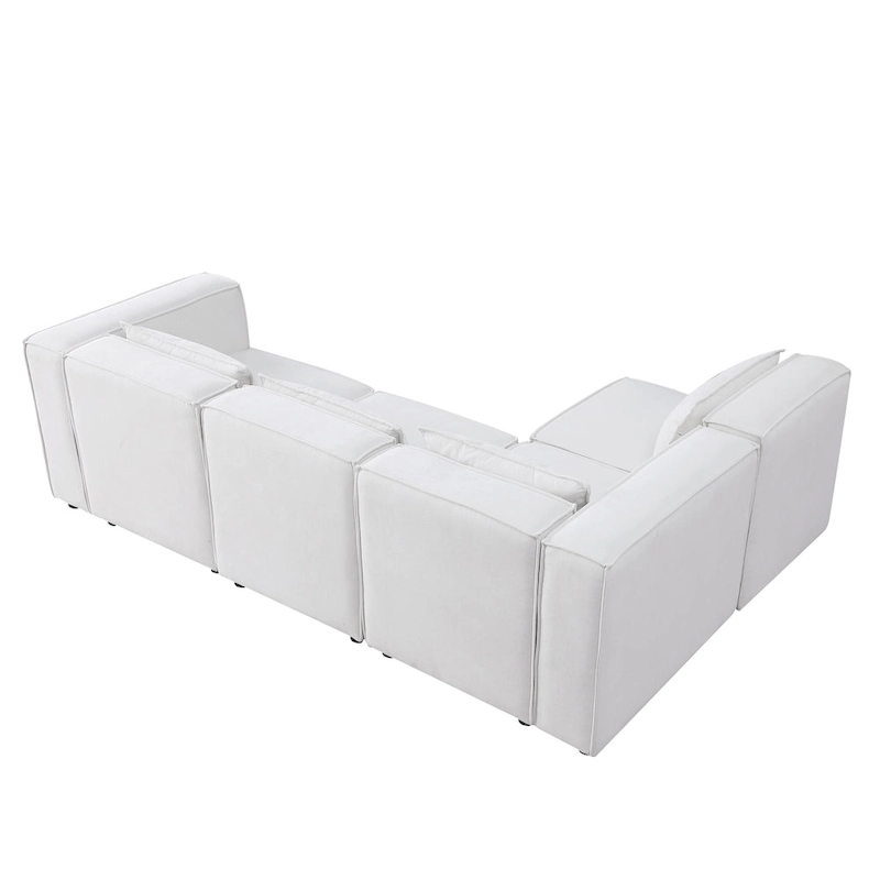 Free Combination Chenille Upholstered Modular Sectional Sofa