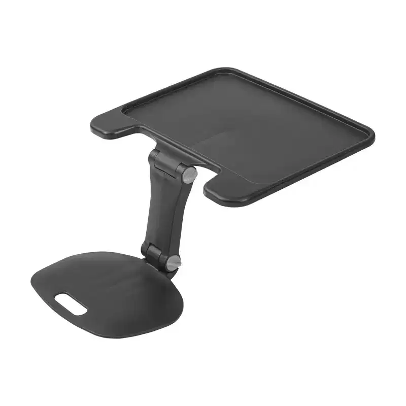Large Folding Portable Lap Desk with Adjustable Surface and Armrests