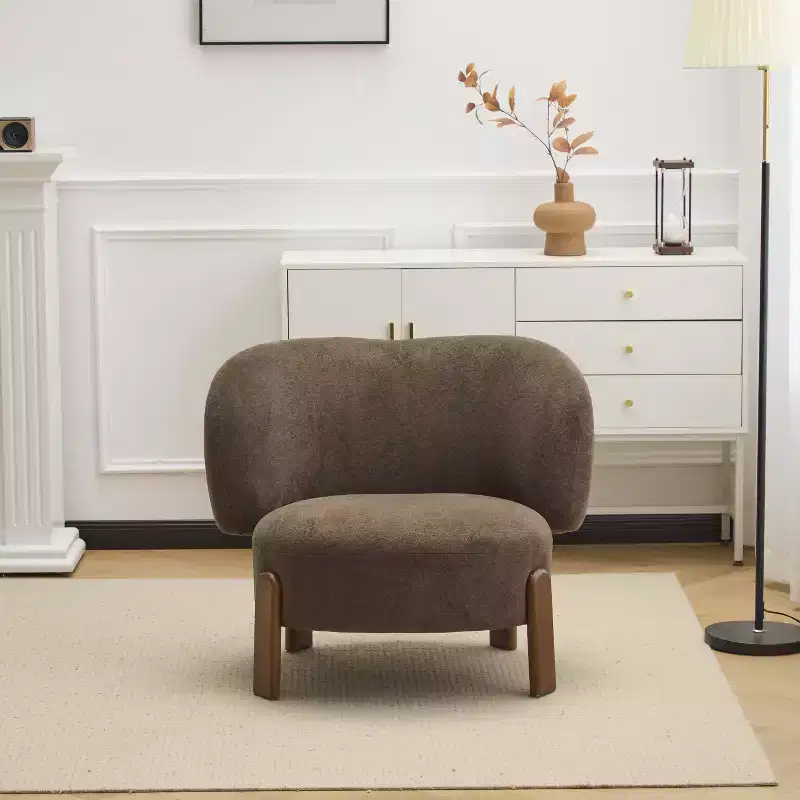 Christopher Knight Home Zoe Mid-Century Modern Upholstered Wingback Armless Chair