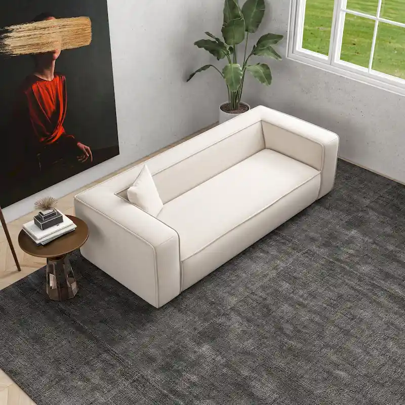 Belinda Mid Century Modern Furniture Style French Boucle Living Room Sofa