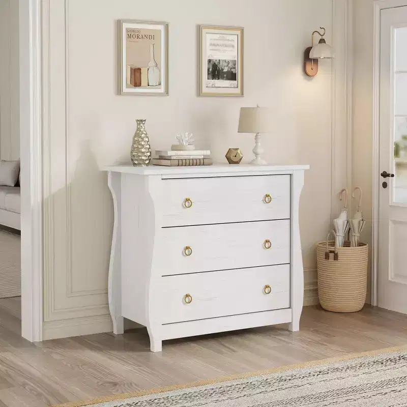 3 Dresser for Bedroom, 29.3 Tall Drawer Dresser with Storage Freestanding, Wooden Closet Storage Chest for Living Room, Bedroom, Entryway
