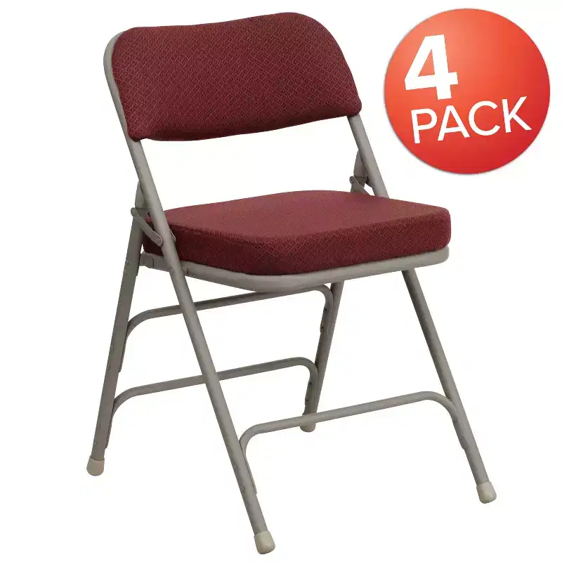 HERCULES Series Metal Folding Chairs with Padded Seats