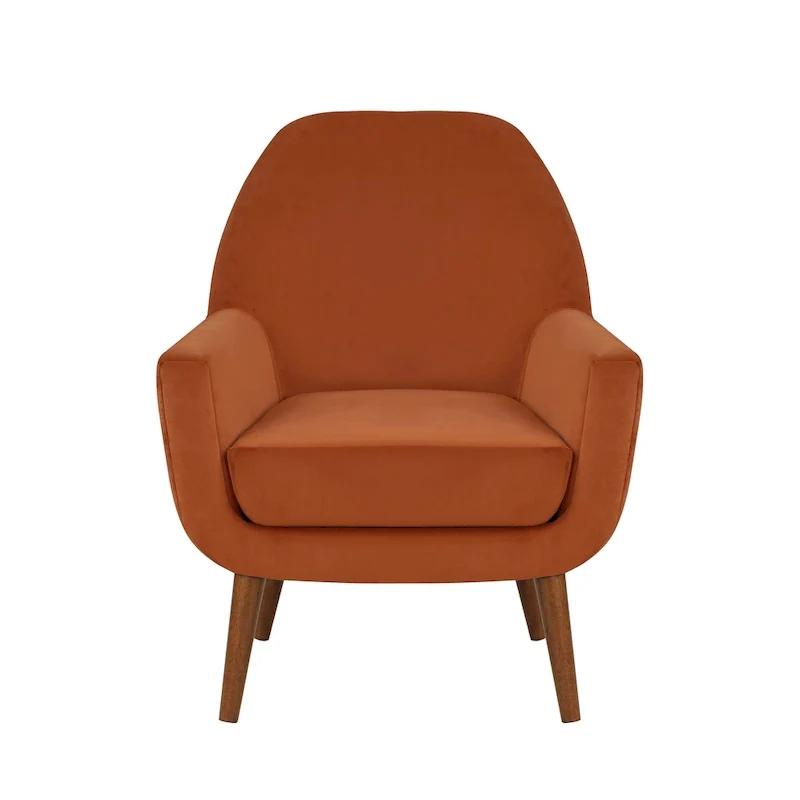 Adrian Mid-Century Velvet Arm Chair by Greyson Living