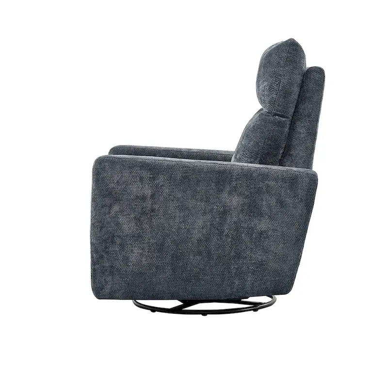 Olmas 33.5W Power Swivel Glider Recliner with USB Charger Set Of 2