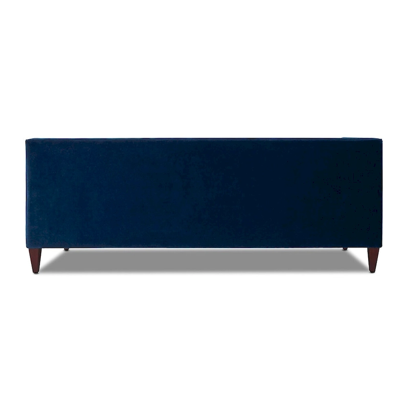 Jack 84 Mid-Century Modern Tuxedo Sofa with Bolster Pillows