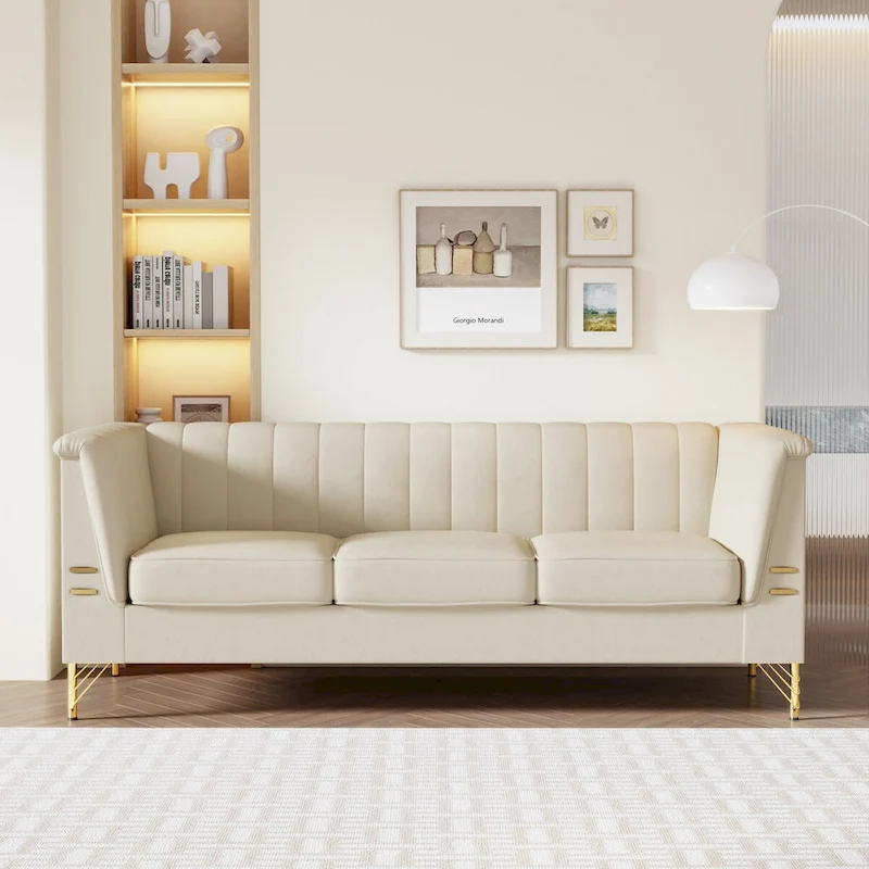 82.67 W Velvet Sofa