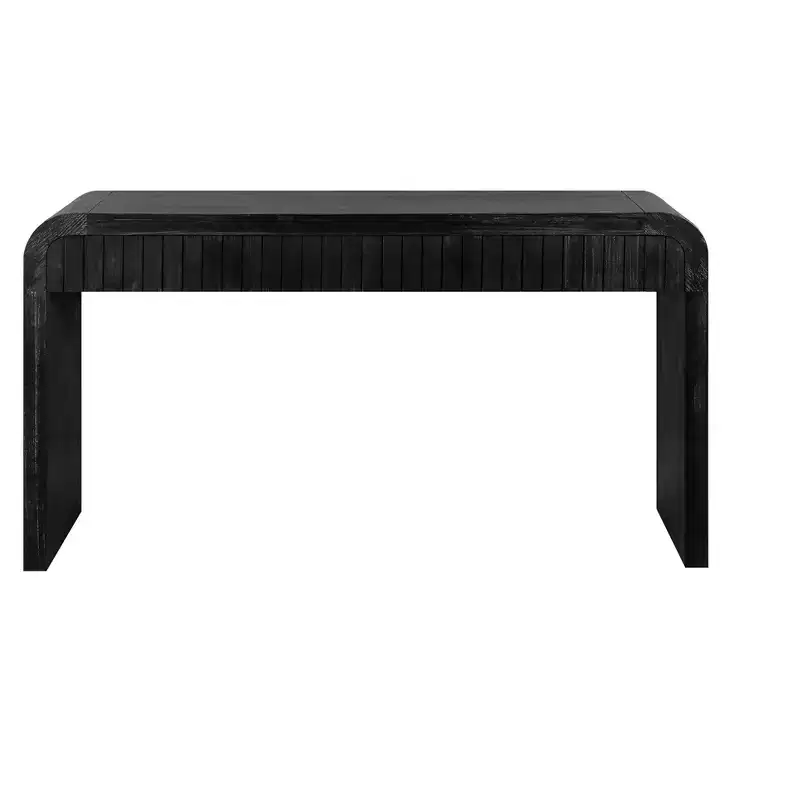 TUYOHW 59IN Vintage Crafted Entryway Table with 2 Hidden Handle Drawers, Console Table Hallway Table for Entrance, Livng Room, Hallway