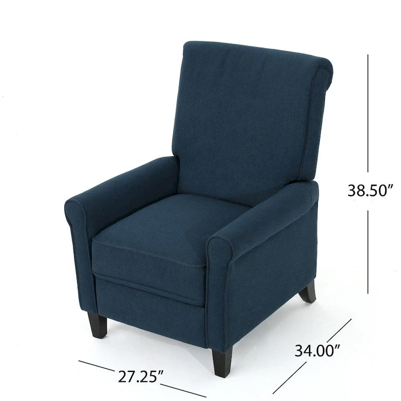 Charell Traditional Fabric Recliner by Christopher Knight Home