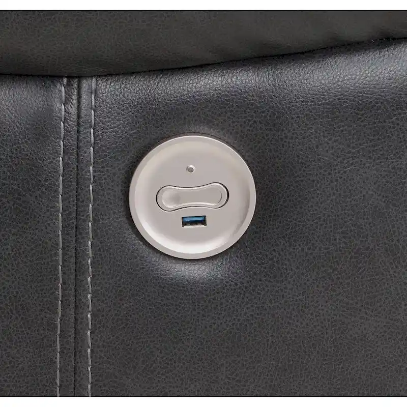 McLean Dark Grey Power Recliner Chair