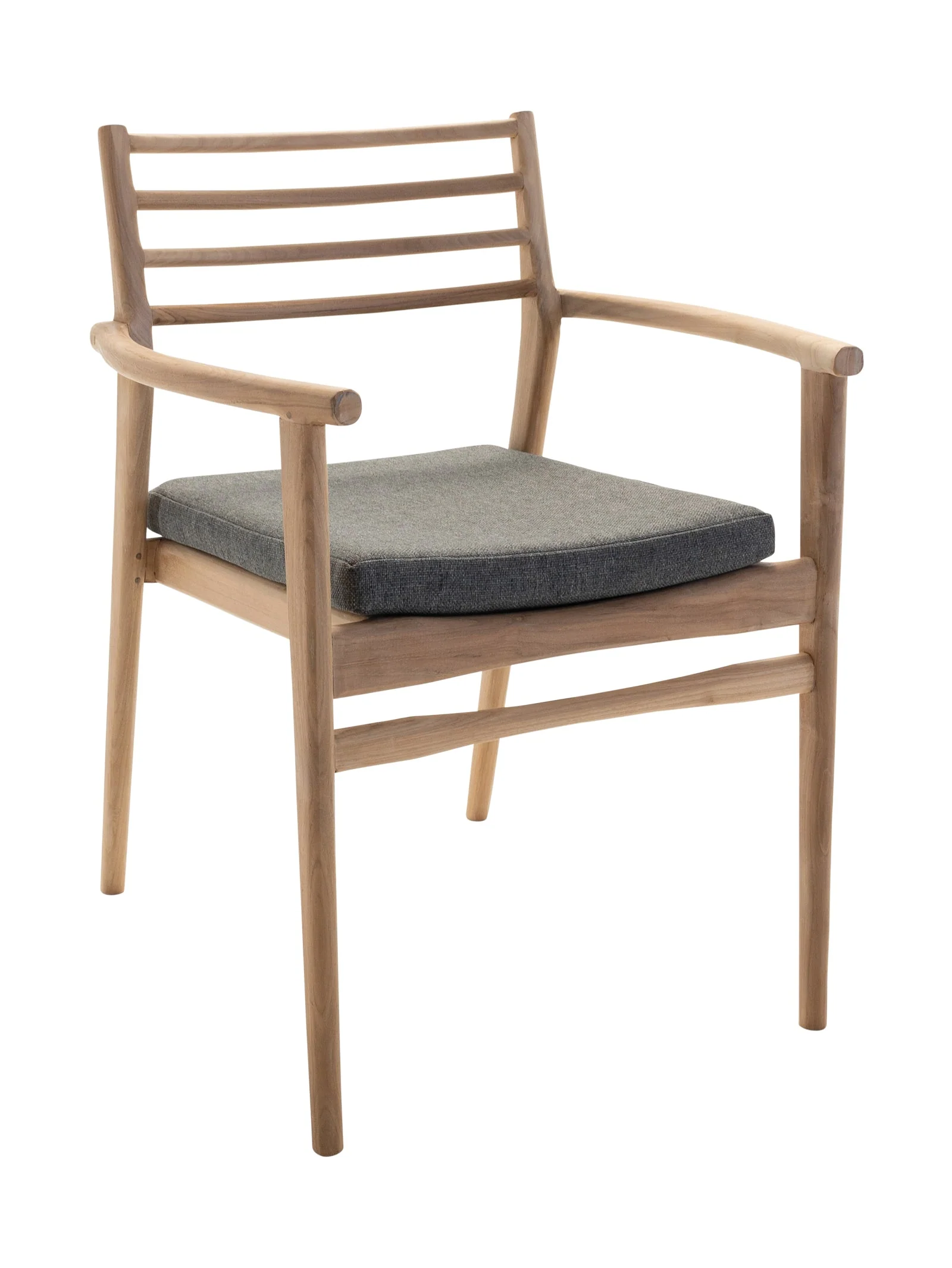 Teak Dining Chair with Stackable for Patio