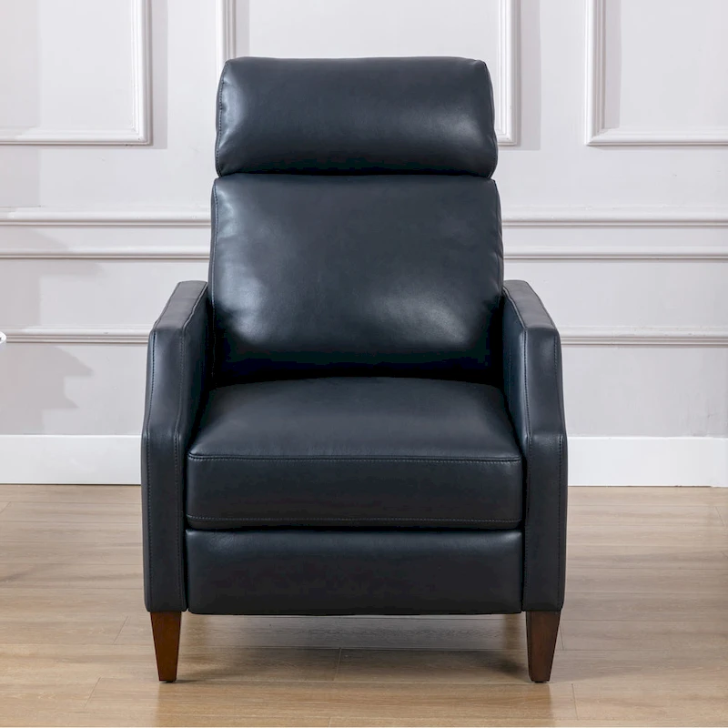 Brooklyn Faux Leather Push Back Recliner by Greyson Living