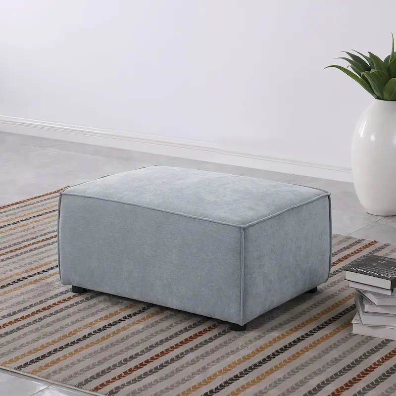 Free Combination Chenille Upholstered Modular Sectional Sofa